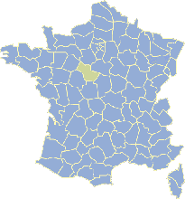 Carte de France Blois